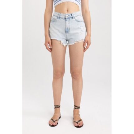 Woman Special Collection Denim Short - Blue
