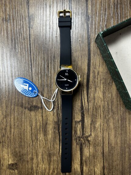 Shilong LuxeTime Round Watch - Black Edition