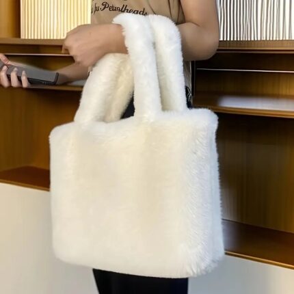 Faux Fur Tote Bag