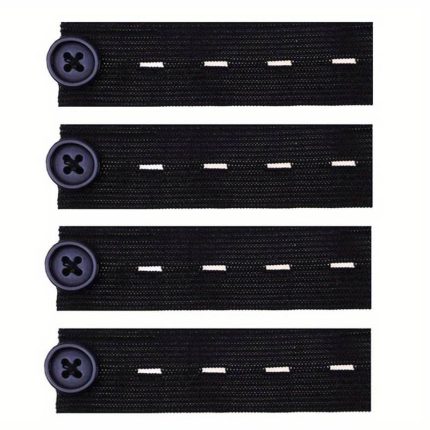 Elastic Waist Extenders Adjustable Waistband Expander For Men And Women Jeans Pants Button Extender DIY Garment Accessories