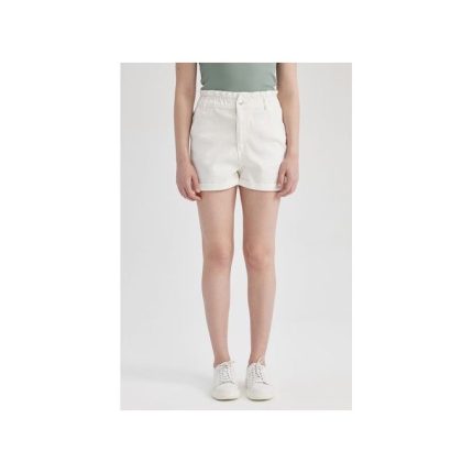 Woman Special Collection Paperbag Denim Short - White (A2612AX-WT1)